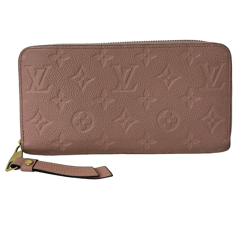 Louis Vuitton Zippy Wallet Monogram Empreinte Long Wallet M64090